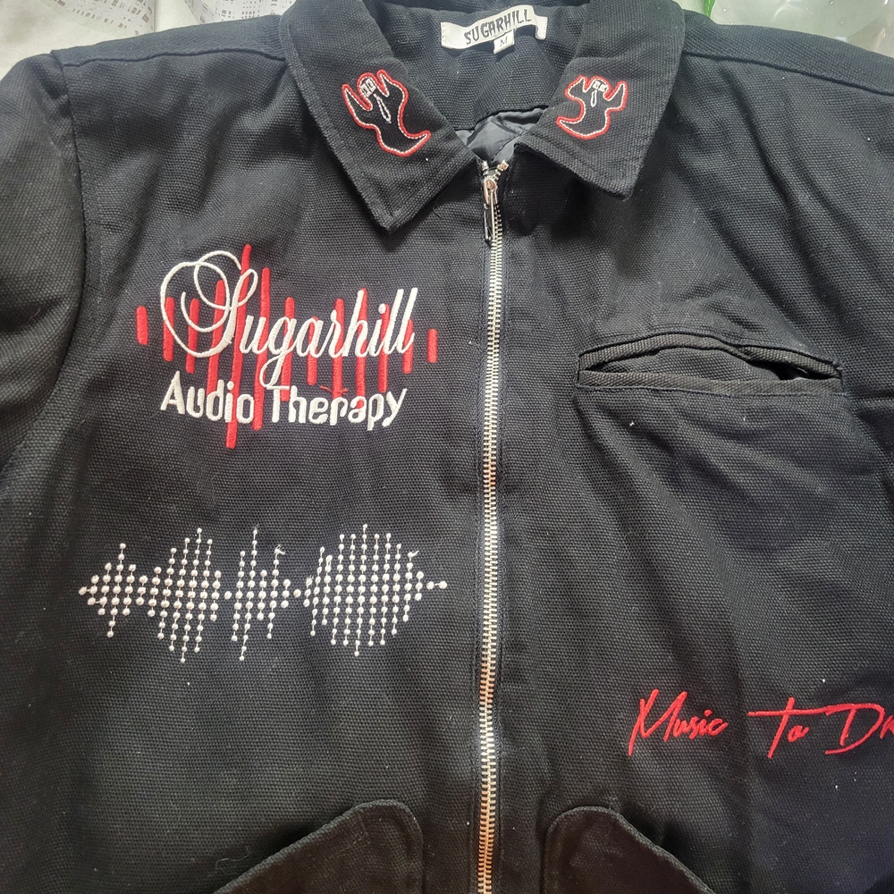 Black Performance Jacket Sugar Hill Audio Therapy… - image 3